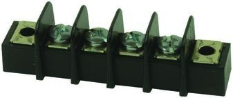 Conn Barrier Strip 4 POS 9.53mm Screw ST Panel Mount 25A/Contact