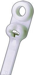 Cable Accessories Dome Top Barb Clamp Cable Tie Nylon 6.6 Natural