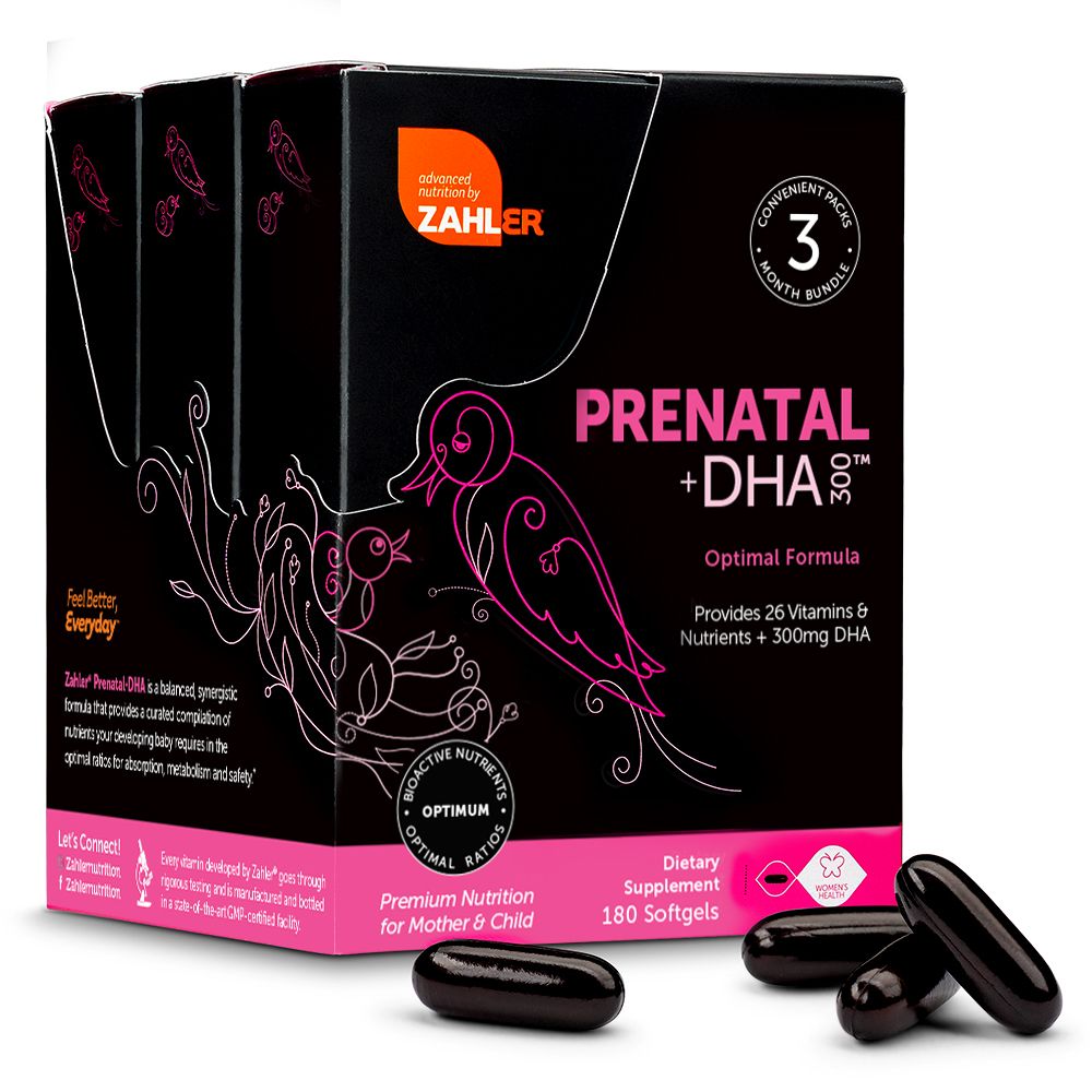 Zahler Prenatal +DHA 180 таблеток