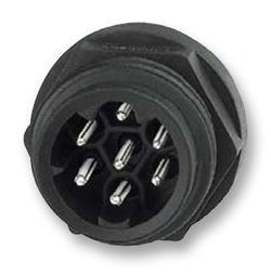 Conn Circular F 7 POS Crimp ST Panel Mount 7 Terminal 1 Port