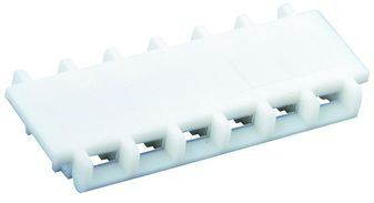 Connector Accessories 8 POS Strain Relief Feed Thru Cover Nylon White
