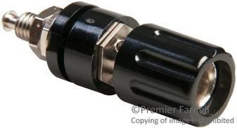 Conn Binding Post 1 POS Screw ST Panel Mount 1 Port