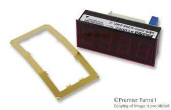 Panel Meter LED 14.2mm 4mA to 20mA 3.5DIGIT Panel Mount