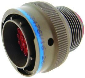 CONN MIL-DTL-26482 CIRC PIN 39 POS CRMP ST CBL MNT 39TERM