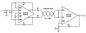 SP Amp DIFF Line Driver Amp Single ±6V/11V 8-Pin SOIC T/R