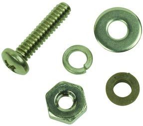 Heat Sink Kit Includes Insulator, Shoulder Washer, Flat Washer, Hex Nut, 1/2 Long Phillips Pan Head Screw, Lock Washer