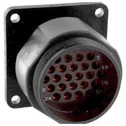 Conn CPC PIN 24 POS Crimp ST Panel Mount 24 Terminal 1 Port