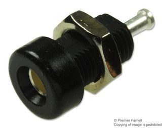 Conn Banana F 1 POS ST Panel Mount 1 Port