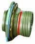 Conn MIL-DTL-38999 Circular SKT 56 POS Crimp ST Jam Nut 56 Terminal 1 Port