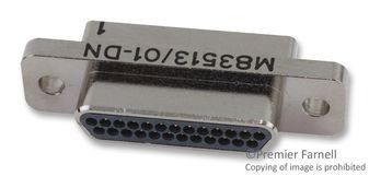 Conn IP67 D-Sub PIN 25 POS Solder Pot ST Panel Mount 25Terminal 1Port