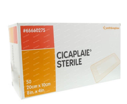 Повязка абсорбирующая CICAPLAIE STERILE 8см x 10см Шт. в уп. 50,Smith&Nephew