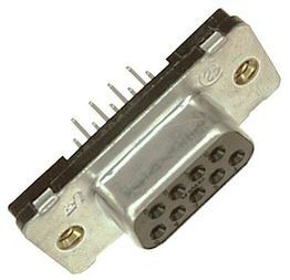 Conn D-Subminiature SKT 9 POS 2.74mm Solder ST Thru-Hole 9 Terminal 1 Port