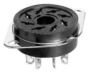 Conn Relay Socket SKT 8 POS Solder ST Panel Mount