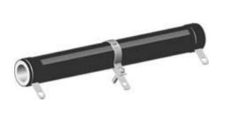 Res Wirewound 1Ohm 10% 225W 400ppm/°C Silicone Coated Adjustable Tubular Screw Terminal Bulk
