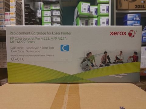 Картридж Xerox 006R03458 для НР CF401X для HP LJ Pro M252/M277  синий