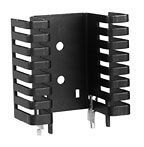 Heat Sink Passive TO-220 Folded Back Thru-Hole 4.4°C/W Black Anodized