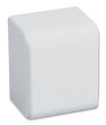 Cable Accessories End Cap Fitting Rigid Polyvinyl Chloride Off White